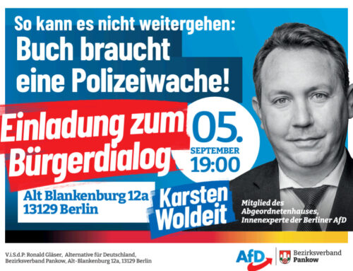 Buch braucht eine Polizeiwache!